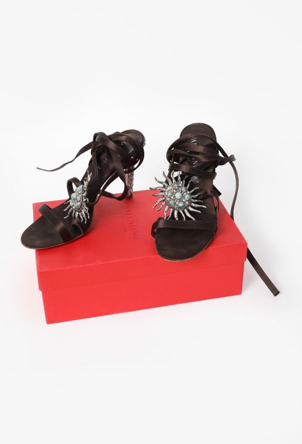 Valentino Rare S/S 2002 Turquoise Sandal Pumps - 6