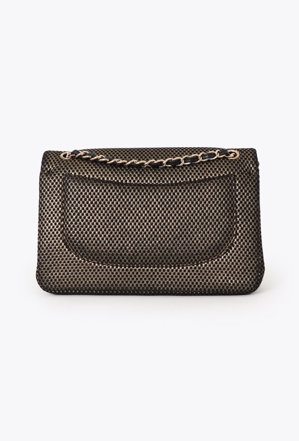 Chanel Perforated Jersey Jumbo Double Flap Bag - 4 Chanel Perforated Jersey Jumbo Double Flap Bag - 4