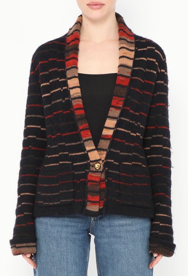 Chanel 2009 Paris-Moscow Striped Cardigan - 1
