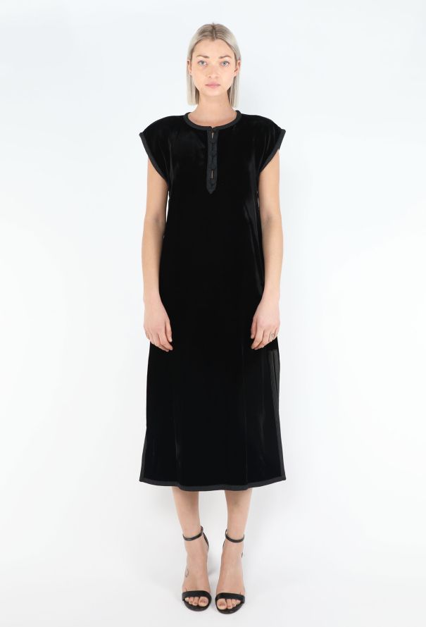 Saint Laurent COLLECTOR 1976 Russian Velvet Tunic Dress - 1