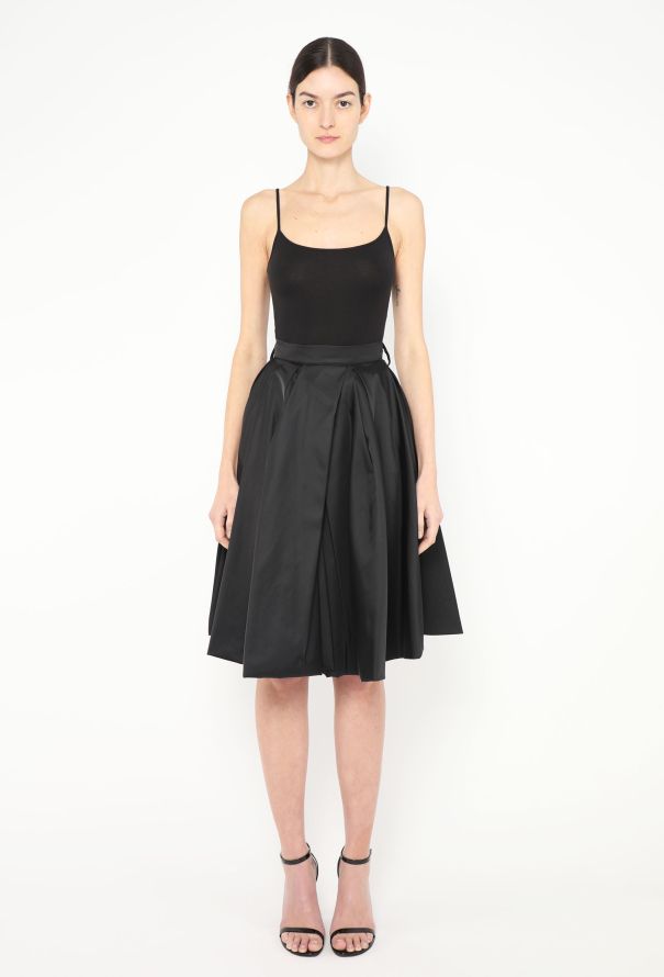 Prada F/W 2000 Pleated Nylon Skirt - 1