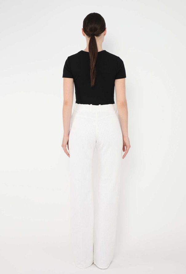 Céline Pre-Fall 2017 Straight-Leg Corduroy Trousers - 5