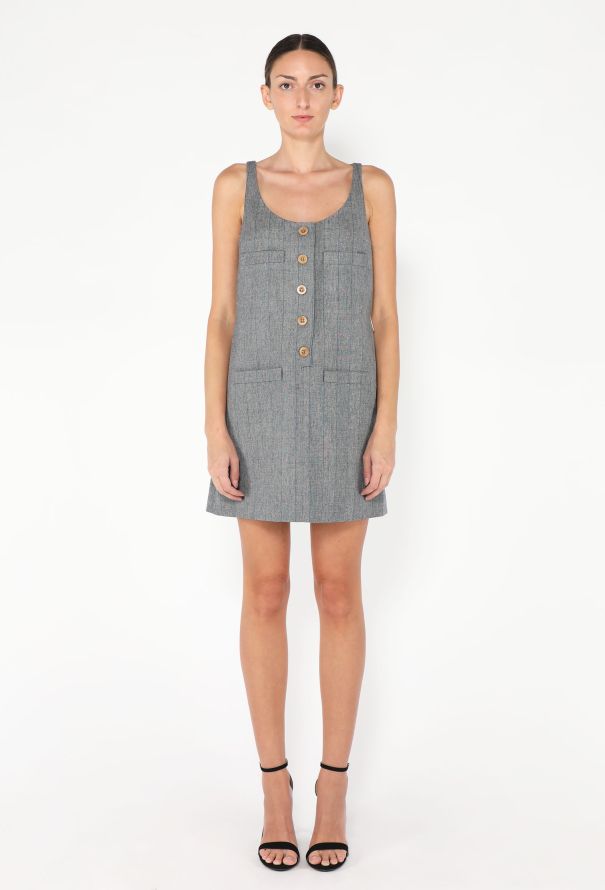 Prada 2024 Pinstripe Shift Dress - 1