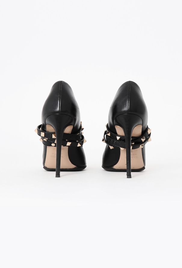 Valentino 2021 Leather Rockstud Pumps - 5
