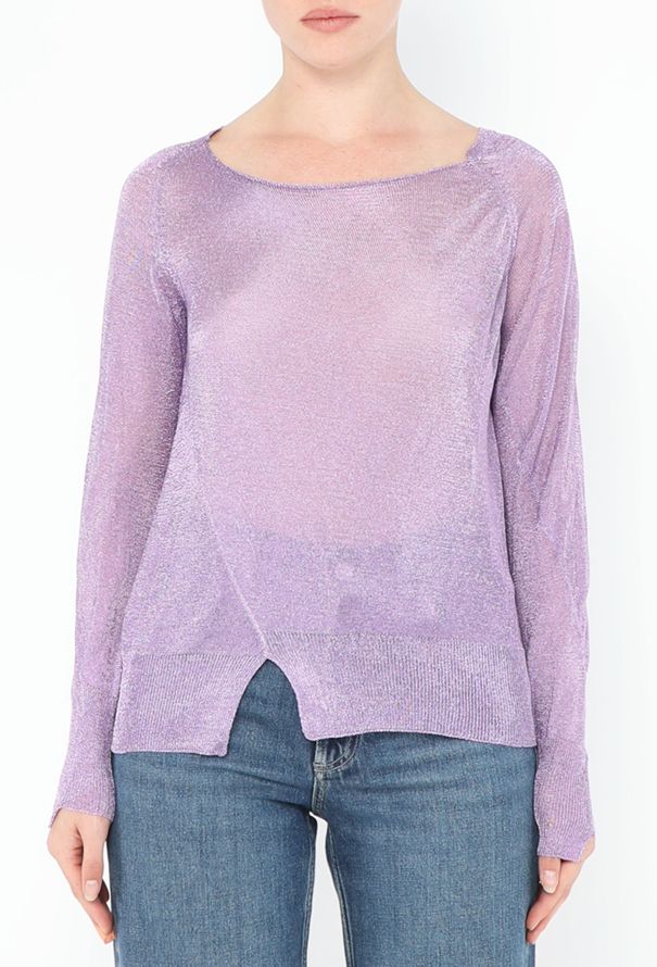 The Row Pre-Fall 2022 Asymmetrical Lurex Giro Top - 1