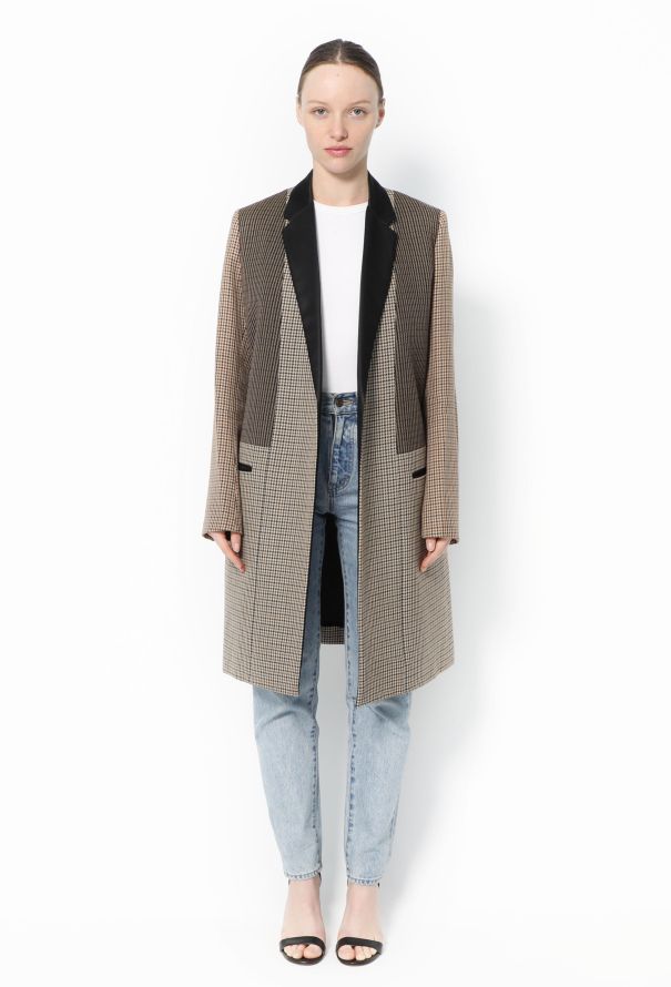 Céline Pre-Fall 2011 Houndstooth Crombie Coat - 3