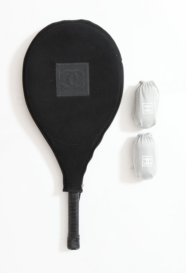 Chanel S/S 2008 'CC' Tennis Racket & Ball Set - 8