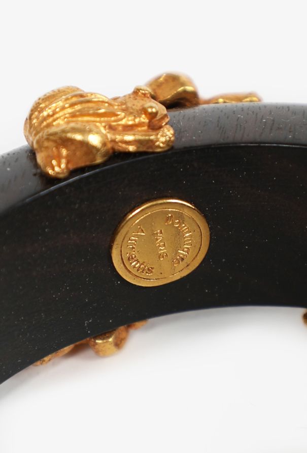 '90s Dominique Aurientis Frog Studded Cuff - 5
