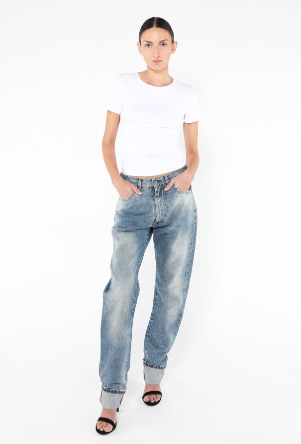 Maison Margiela Low-Waisted Washed Jeans - 1