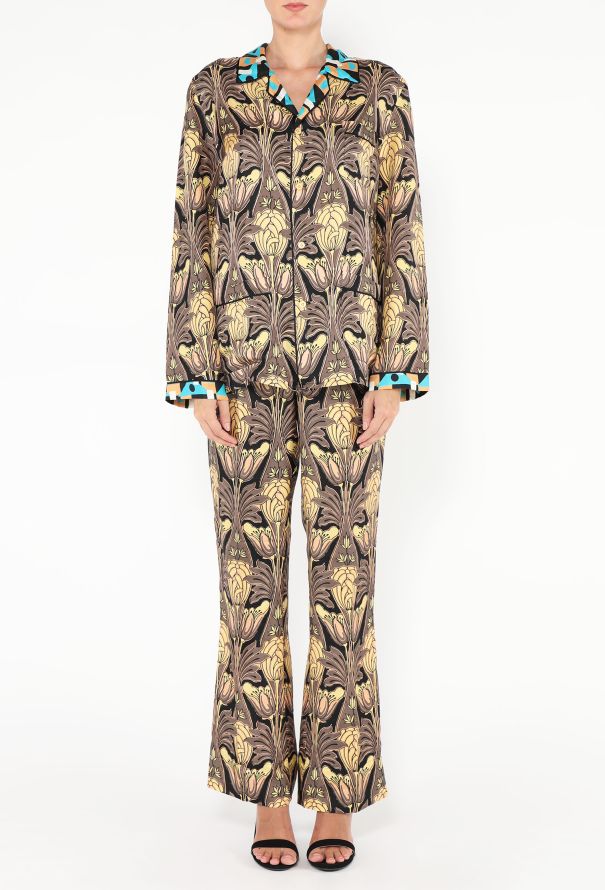 Prada Resort 2010 Silk Pajama Ensemble - 5