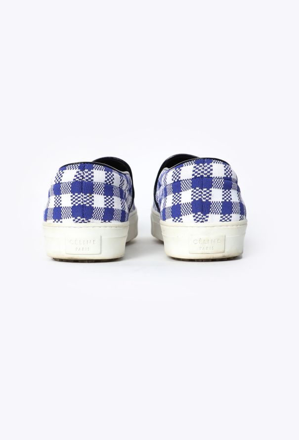 Céline F/W 2014 Gingham Slip-on Shoes - 5