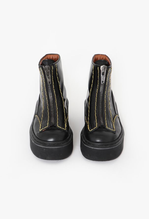 Céline F/W 2014 Leather Platform Boots - 1