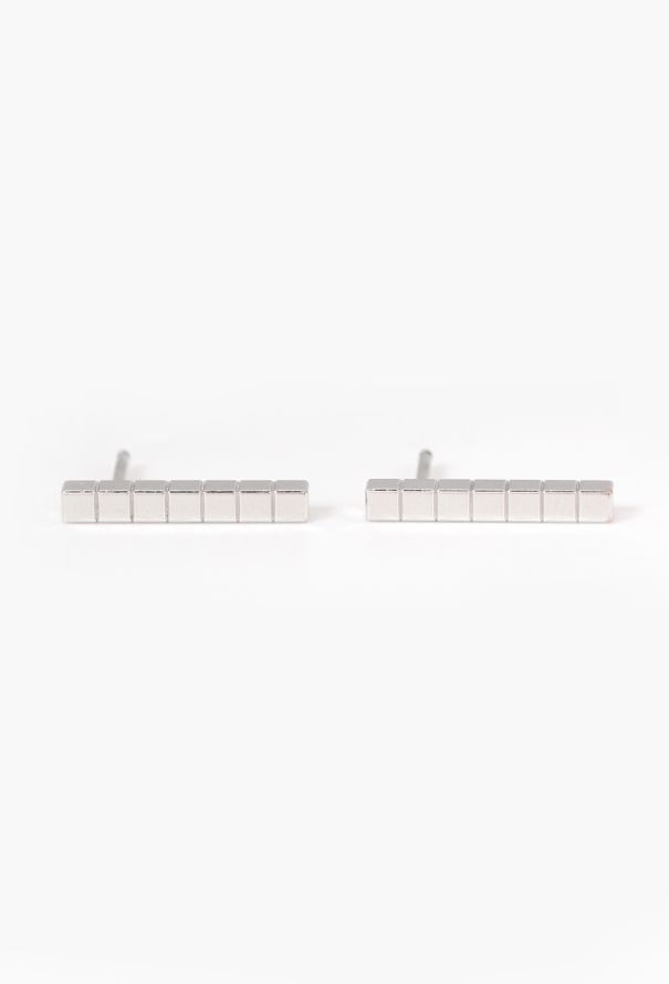 Chopard 18k White Gold Ice Cube Earrings - 5 Chopard 18k White Gold Ice Cube Earrings - 5