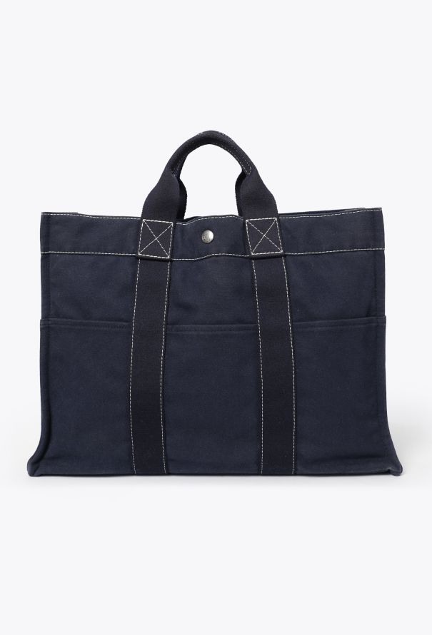 Hermès Navy MM Tote Bag - 1