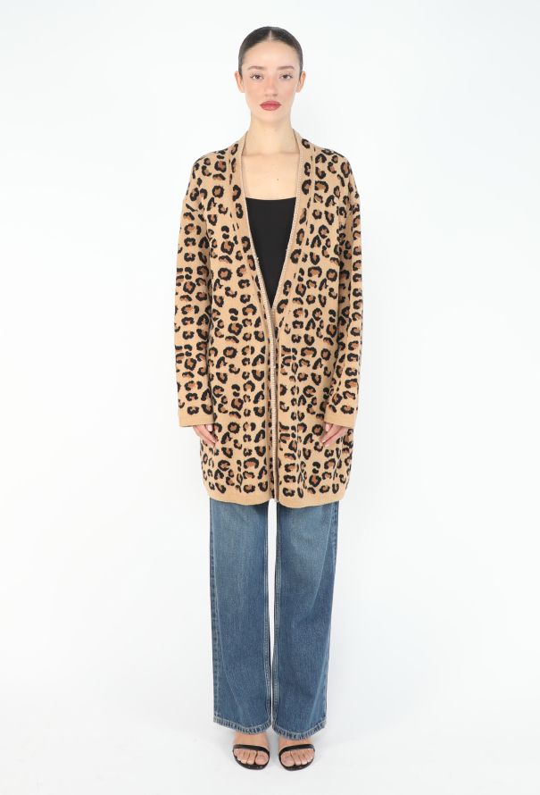 Alaïa ICONIC F/W 1991 Oversized Leopard Cardigan - 1
