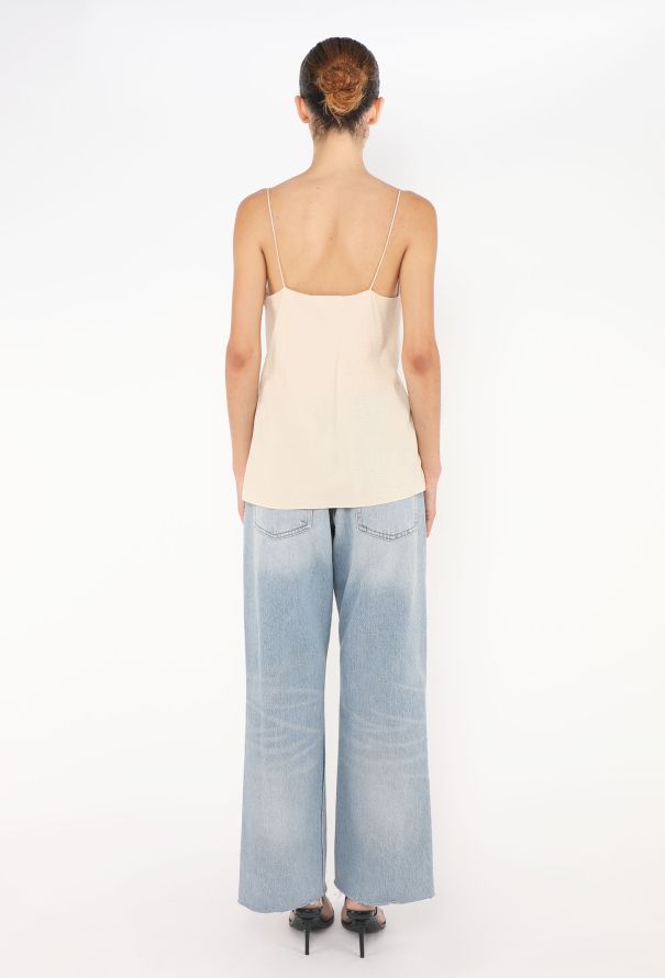 Céline 2021 Cowl-Neck Silk Camisole - 4