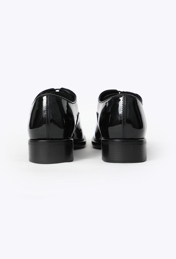 Prada 2025 Patent Leather Derby Loafers - 4
