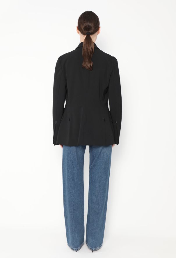 Embroidered Hourglass Blazer - 4