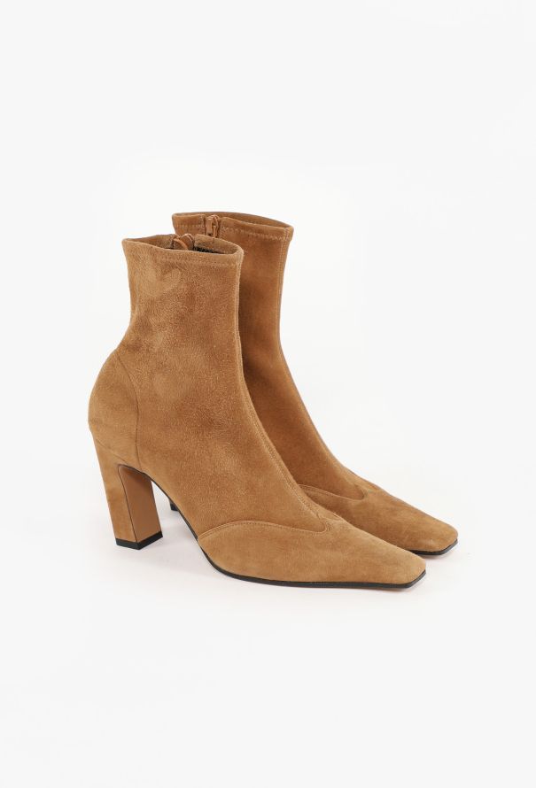 Khaite F/W 2024 Nevada Suede Ankle Boots - 3