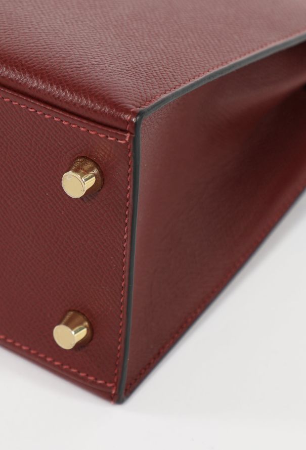 Hermès Rouge H Epsom Kelly Sellier 25 - 14