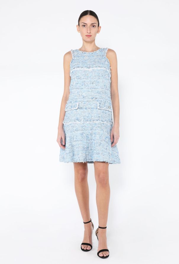 Chanel Spring 2015 Tweed Shift Dress - 2