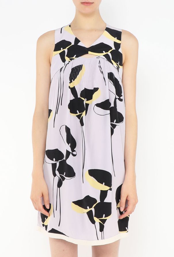 Miu Miu Floral Cut-Out Dress - 3