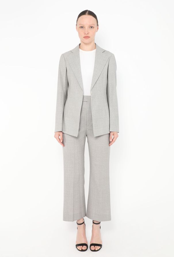 Céline S/S 2017 Flared Tailored Suit - 1