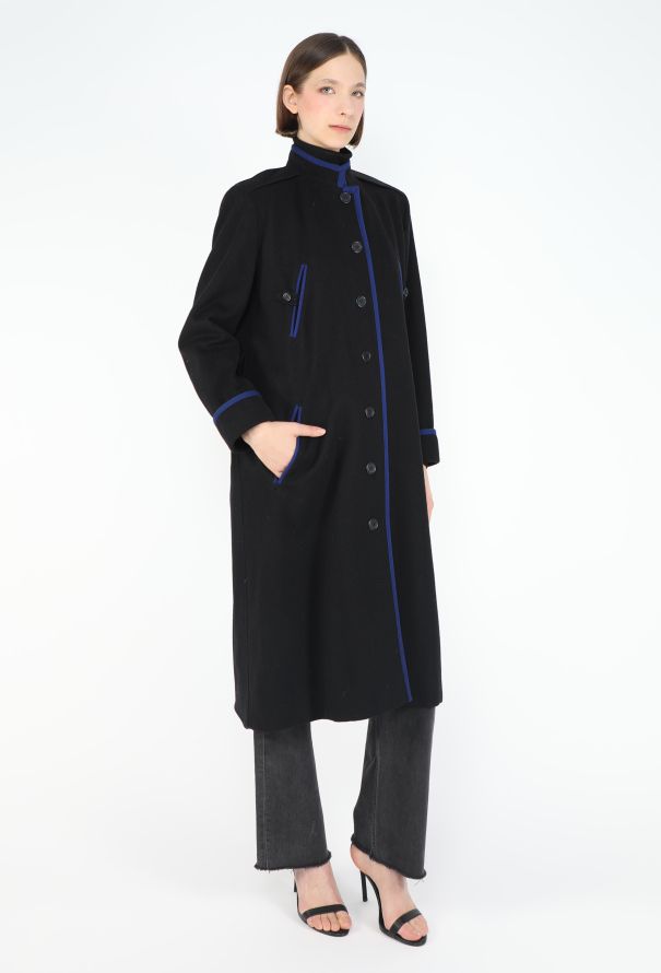 Saint Laurent 1976 Belted Military Coat - 5