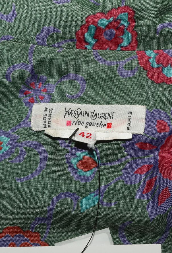 Saint Laurent F/W 1996 Silk Tunic Ensemble - 8 Saint Laurent F/W 1996 Silk Tunic Ensemble - 8