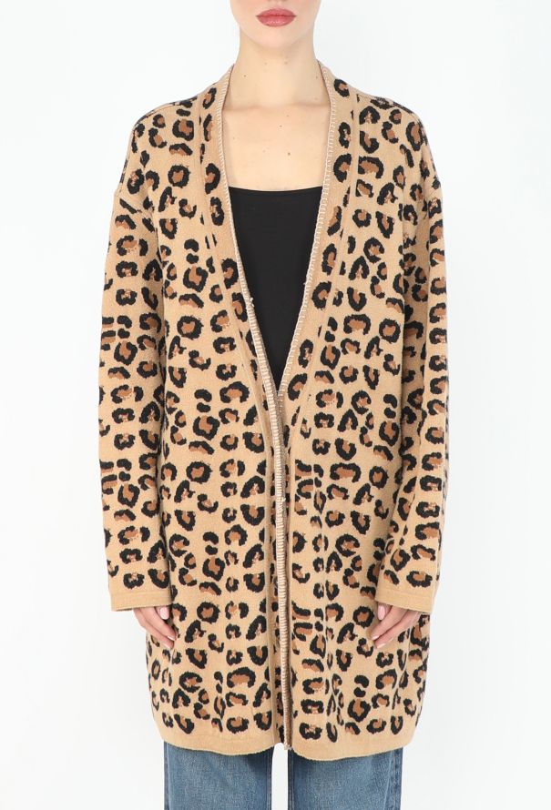 Alaïa ICONIC F/W 1991 Oversized Leopard Cardigan - 3