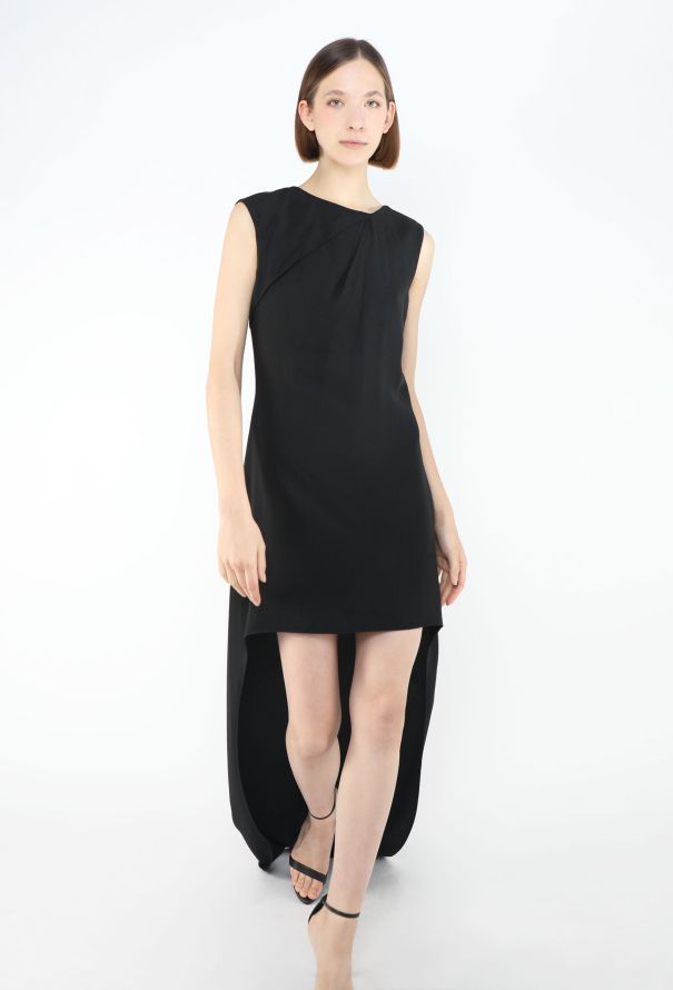 Saint Laurent 2015 Asymmetrical Train Dress - 3