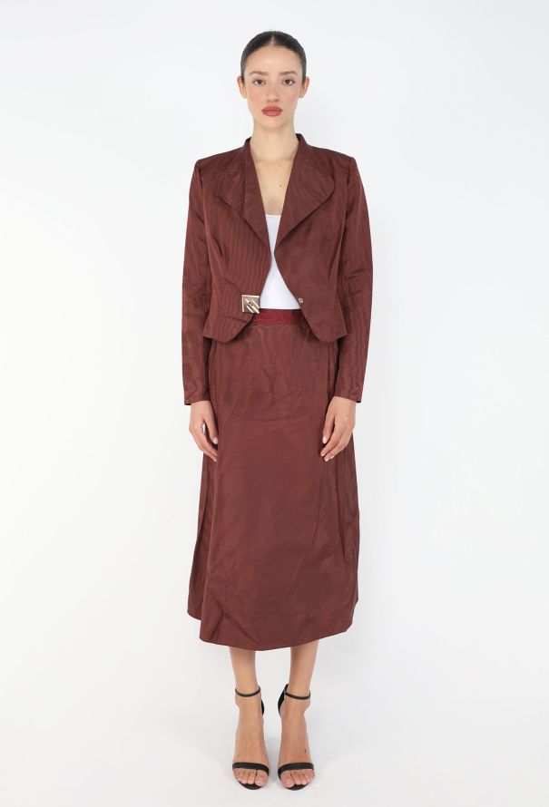 Chloé S/S 2001 Silk Skirt Ensemble - 7