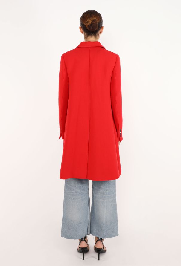 Prada Crêpe Double Breasted Coat - 4
