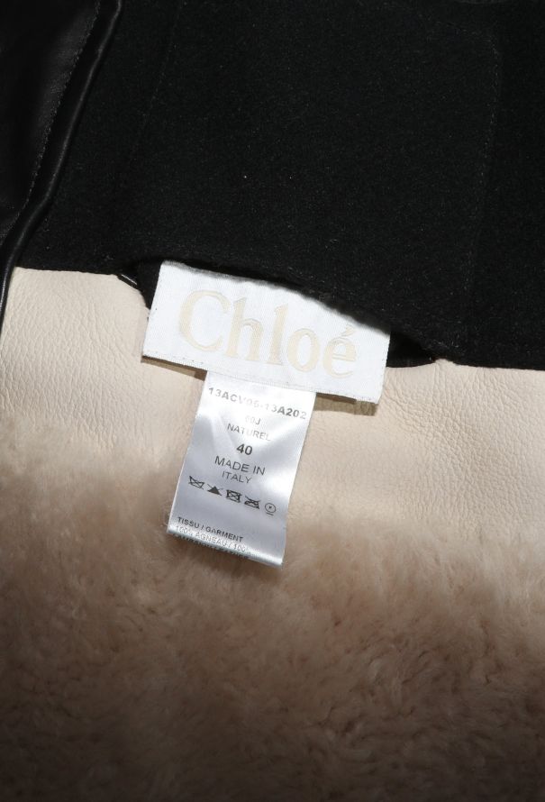Chloé Reversible Lambskin Shearling Jacket - 9