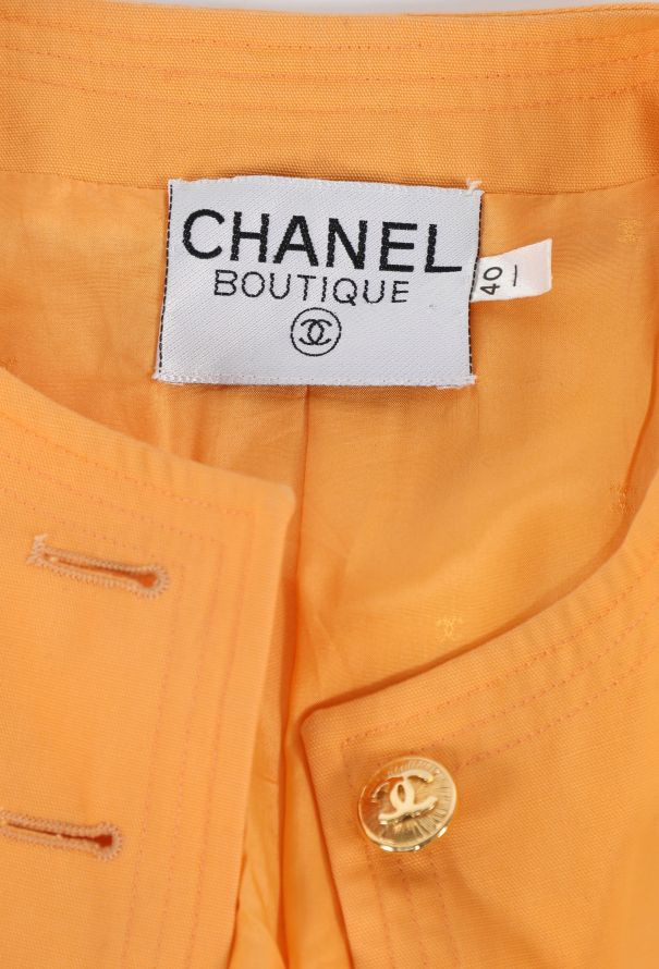 Chanel '90s Classic 'CC' Button Jacket - 7