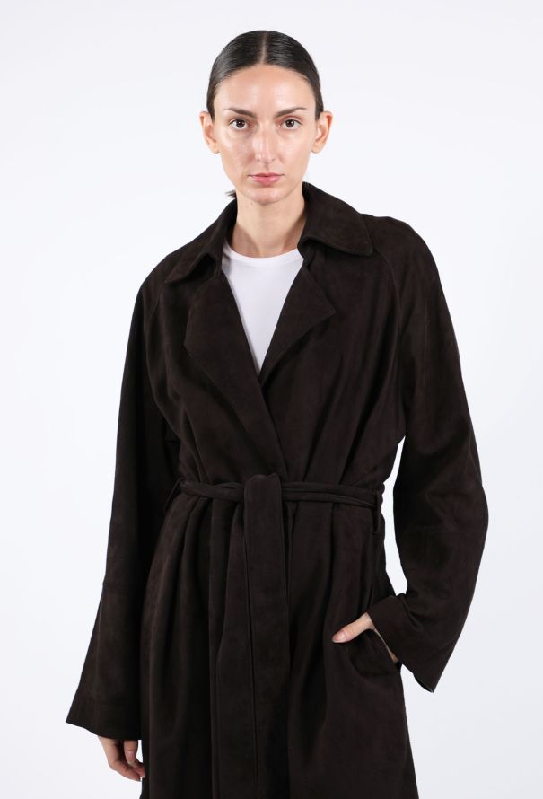 The Row Poseidone Suede Trench Coat, 2023 - 2