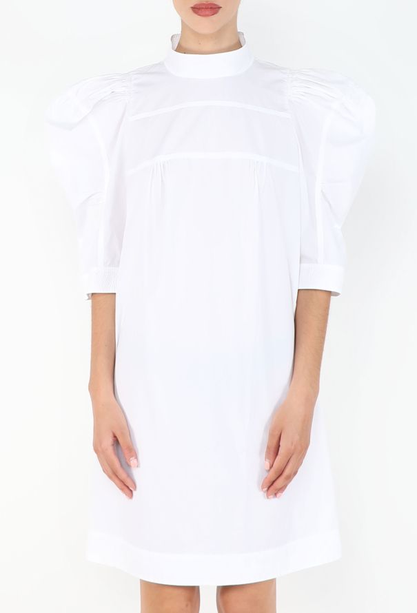 Chloé Puff-Sleeve Cotton Dress - 3
