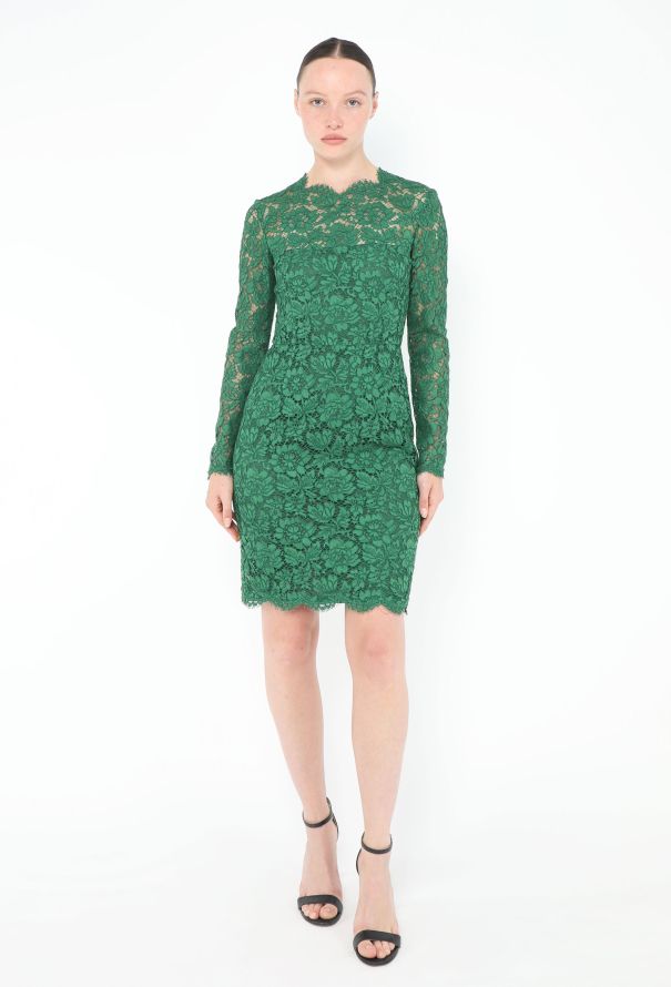 Valentino Guipure Floral Lace Dress - 3
