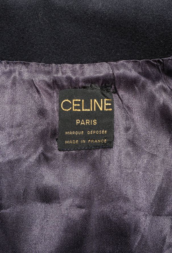 Céline Vintage Felted Military Jacket - 8
