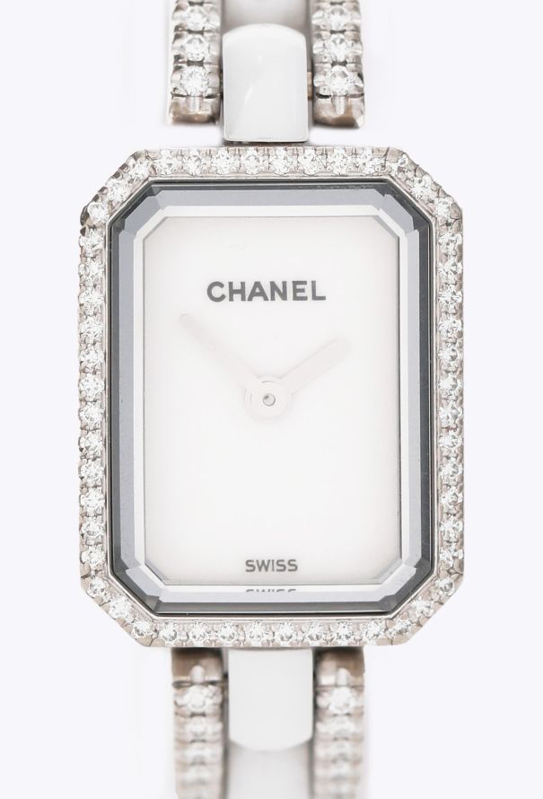Chanel Rare 18K White Gold & Diamond Mini Première Watch - 6