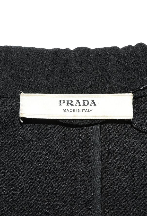 Prada 2006 Ruched Crêpe Blazer - 4