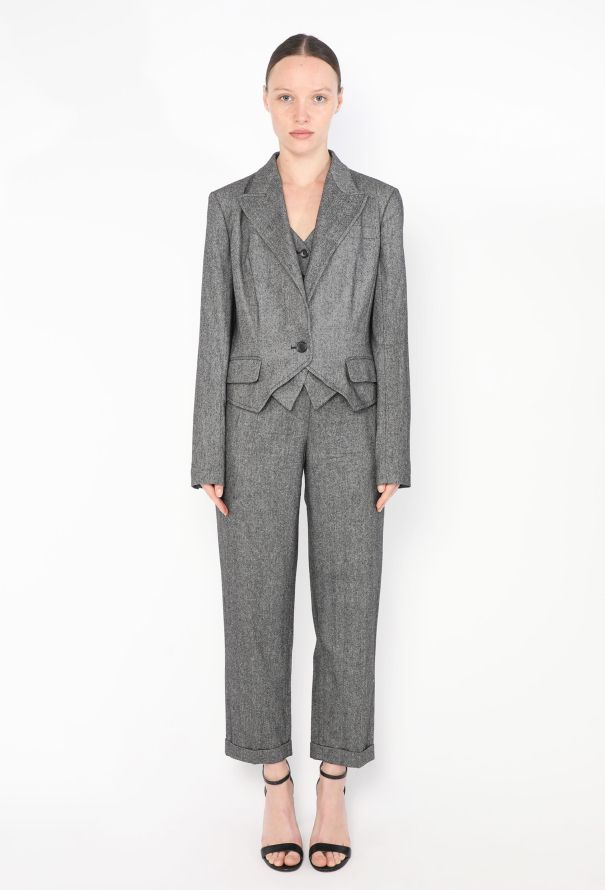 Dior 2024 Cropped Herringbone Ensemble - 6 Dior 2024 Cropped Herringbone Ensemble - 6