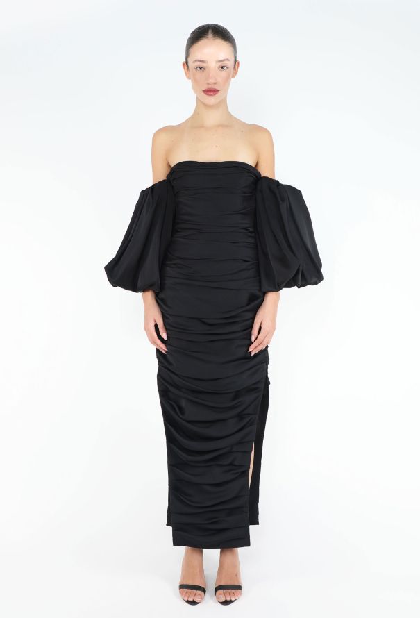 Khaite 2021 Carlanda Ruched Column Gown - 4