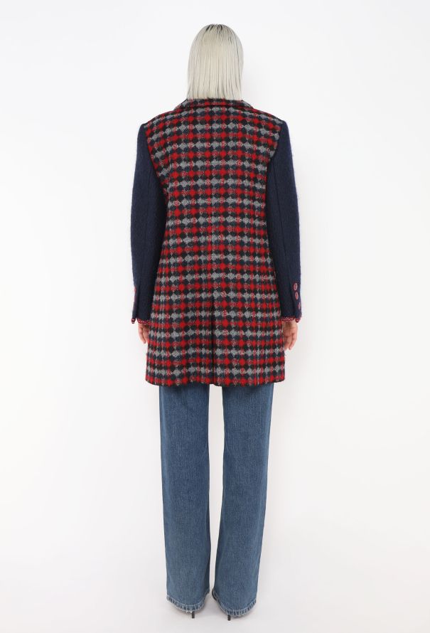 Chanel 2017 Argyle 'CC' Peacoat - 4