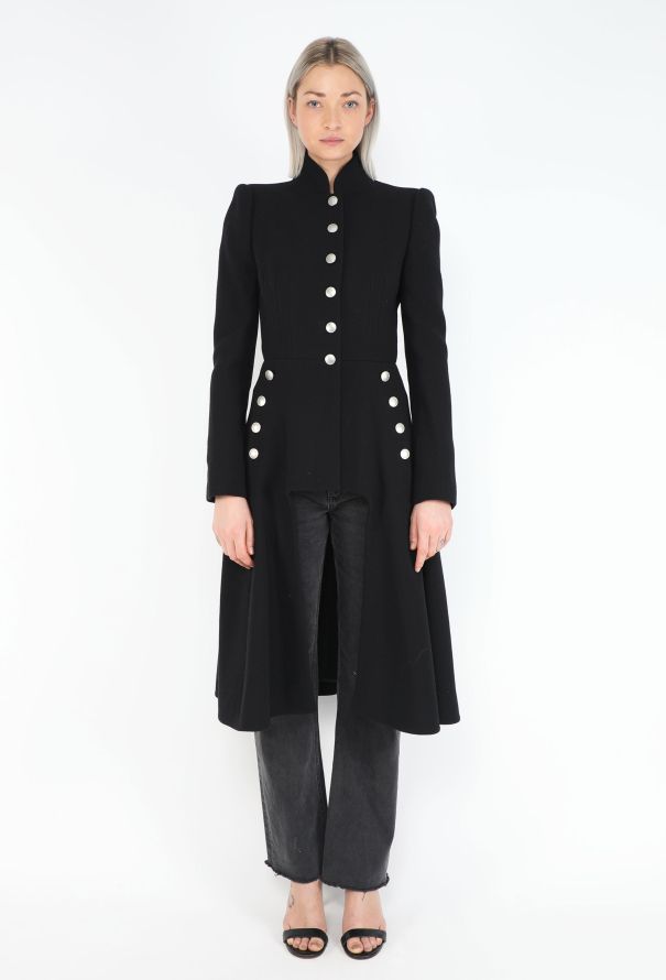 Alexander McQueen 2014 Military Cutaway Coat - 1