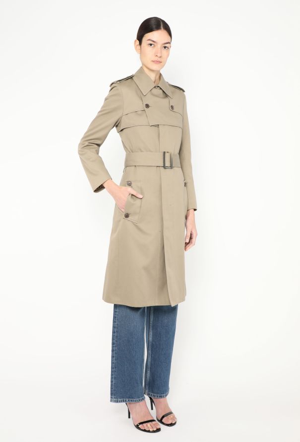 F/W 2006 Hedi Slimane Belted Trench | Authentic & Vintage