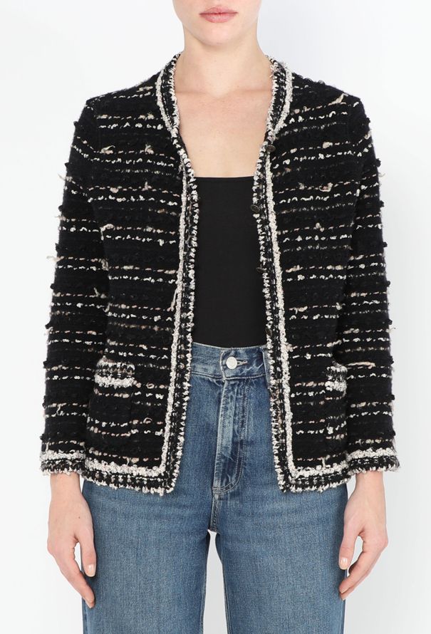 Chanel 2005 Cashmere Bouclé Cardigan - 1