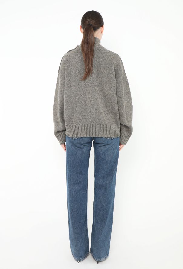 Céline Buttoned Cashmere Sweater - 5