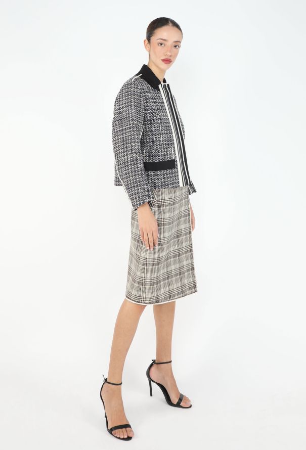 Prada S/S 2016 Patchwork Tweed Ensemble - 7