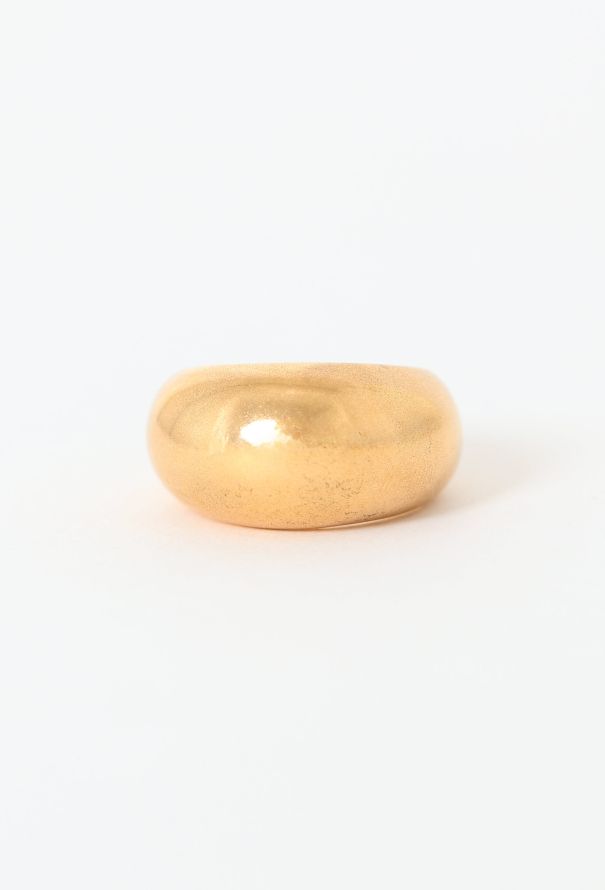 Vintage Fine Jewelry '80s Yellow Gold Dome Ring - 1